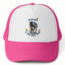 Bird Bath Dog Trucker Hat