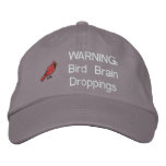 Bird Brain Embroidered Hat