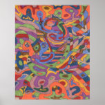 Bird Brain, original abstract Poster Bird Brain, original abstract Poster