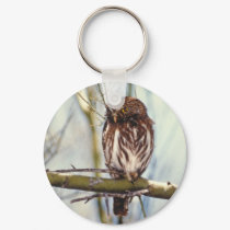 Bird / Cactus Ferruginous Pygmy Owl keychains
