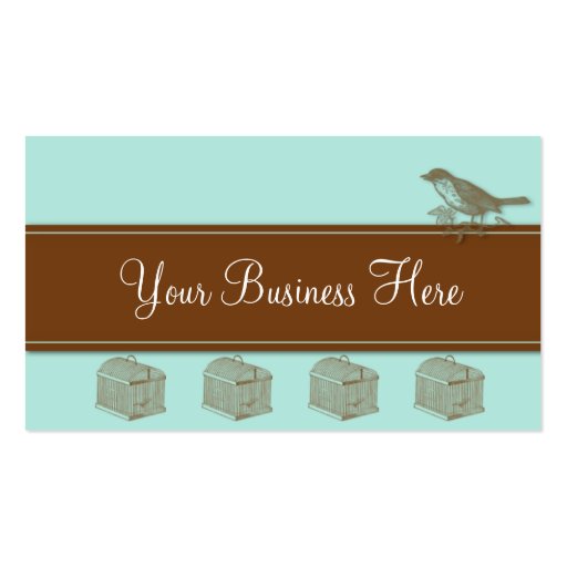 Bird Cage Business Card (front side)