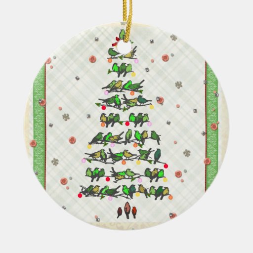 bird christmas tree ceramic ornament zazzle bird christmas tree ceramic ornament zazzle