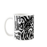 "Bird Creature" Abstract Art Coffee Mug