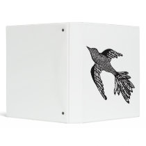 bird- detailed-centured binders