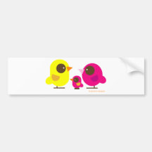 bird family bumper stickers