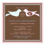 Bird Family Couples Baby Shower Invitations