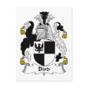 Bird Family Crest postcards