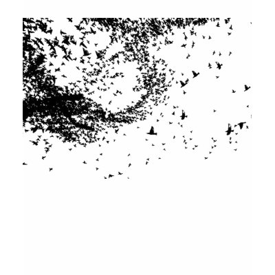 flock of birds tattoo. Bird Flock Tee T-shirts by