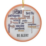 Bird Flu Awareness Hanging Ornament