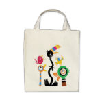 Bird Fun Organic Grocery Tote Tote Bag