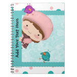 Bird Girl Cute Notebook