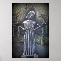 Bird Girl ~Savannah Cemetery Statue Posters