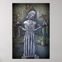 Bird Girl ~Savannah Cemetery Statue Posters