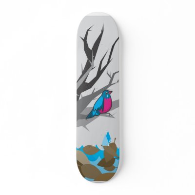 bird_grey skate board decks by rothenhagen