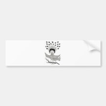 bird hair day bumper sticker