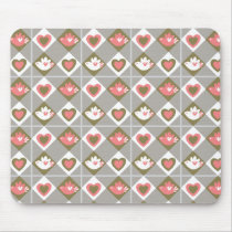 Bird & Heart Mousepad mousepads