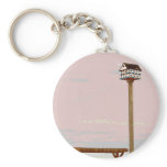 Bird House and Bench Keychain