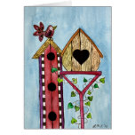 Bird House Greeting Card