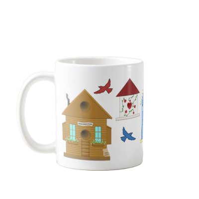 BIRD HOUSE MUG Cup by RanchLady