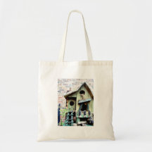 Bird house nest canvas bags