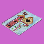 Bird House Note Book - Memories of Springtime notebooks