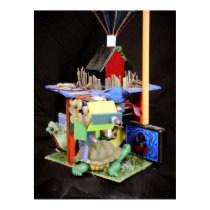 Bird House Poster posters by lonezero Bird House Poster posters