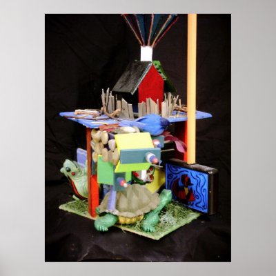 Bird House Poster by lonezero