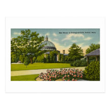 Bird House Zoological Park Detroit, Michigan Post Cards