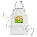 Bird Houses Apron by daphne1024 Bird Houses Apron