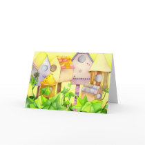 Bird Houses: Congratulations on New Home cards by daphne1024 Bird Houses: Congratulations on New Home cards