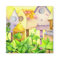 Bird Houses magnets