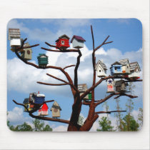 Bird Houses mousepads by birdersue Bird Houses mousepads