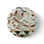 Bird Hunting Detail By Maler Der Grabkammer Des Na Pinback Button
