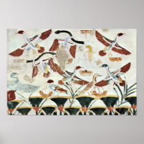 Bird Hunting Detail By Maler Der Grabkammer Des Na Posters