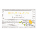 Bird in a Birch Tree Calling Card Business Card Template