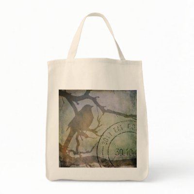 Bird in A Branch 2 Tote Bag by angelandspot