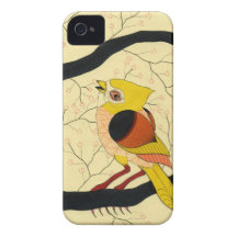bird in a tree iPhone 4 Case-Mate cases