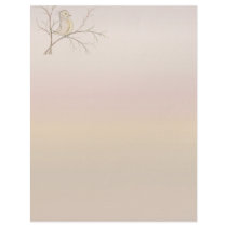 Bird in a Tree Letterhead {Rainbow, Pg 2}