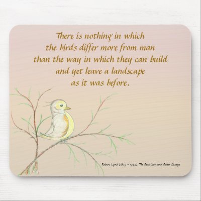 Bird in a Tree Mousepad by jmarkafghans
