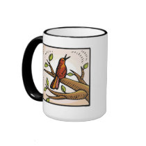 Bird in a Tree mugs by MugsMalone Bird in a Tree mugs