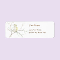 Bird in a Tree Return Address Label