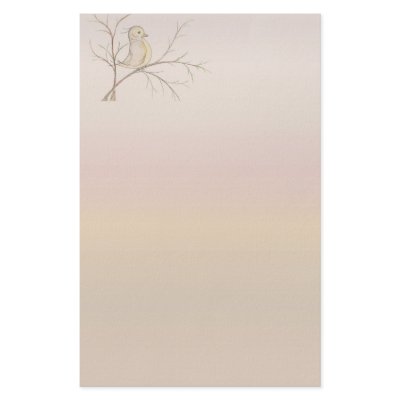 Bird in a Tree Stationery {Rainbow} by jmarkafghans