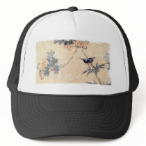 Bird in Bamboo Trucker Hat