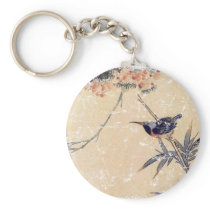 Bird in Bamboo Keychain