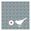 Bird in Love print