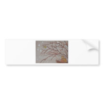 Bird in the bush bumper sticker
