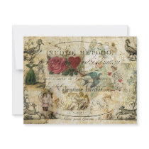 Bird in the Hand Custom Invitation