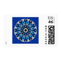 Bird Kaleidoscope postage by buffaloflats Bird Kaleidoscope postage