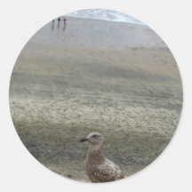 Bird Layers Round Sticker