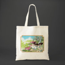 Bird lizard chimera bag